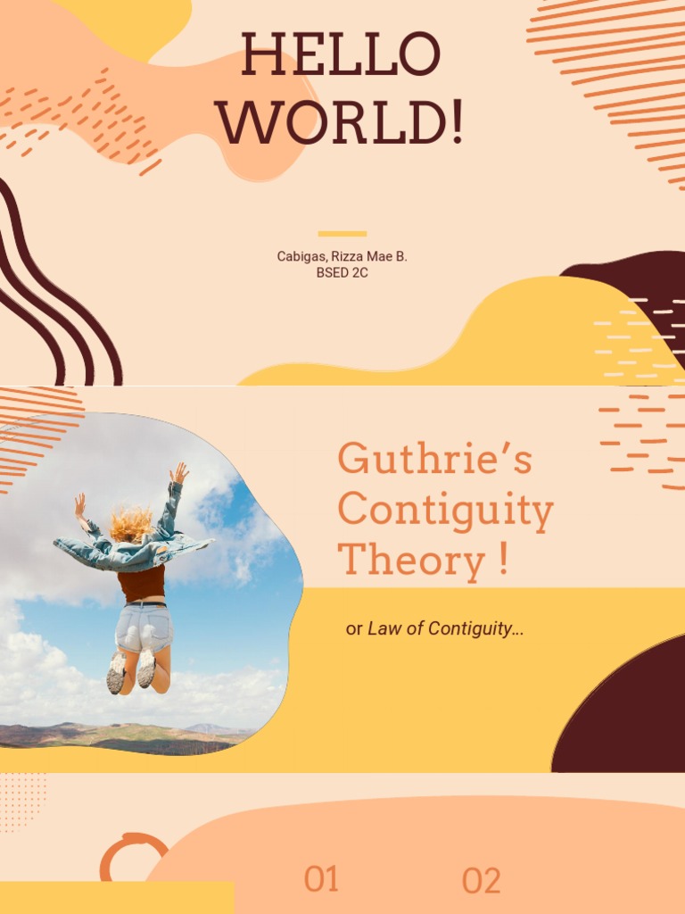 guthries contiguity theory