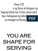 You Are Shape for Serving