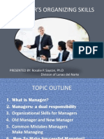 Manager's Organizing Skills