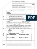 Probe de Evaluare Initiala La L.rom CL A VII-a