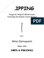 KLIPPING Pengaruh Negatif Modernisasi Terhadap Perubahan Sosial Budaya