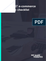 Ecommerce Checklist - 2017 PDF