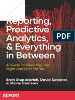 Reporting to Predictive Analytics