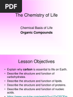 7b. The Chemical Basis For Life - OrGANIC COMPOUNDS