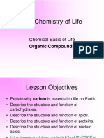 7b. The Chemical Basis For Life - OrGANIC COMPOUNDS
