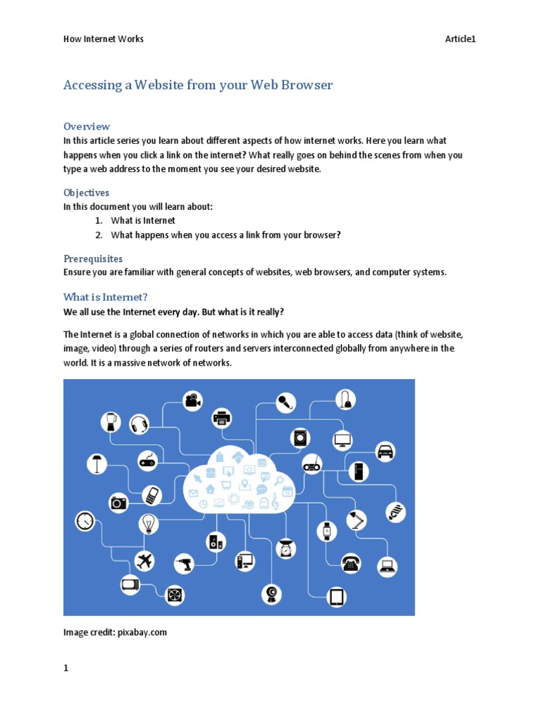 How the Internet Works Explained | PDF | Hypertext Transfer Protocol ...