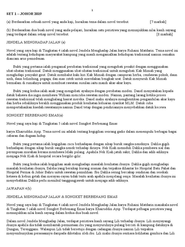 Set Novel PRINT | PDF