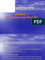 Entrepreneurship: Entrepreneurial Mind Set