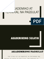 Aralin 3 Akademiko at Teknikal Na Sulatin