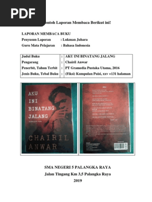 Dapatkan Gambar Laporan Membaca Buku Chairil Anwar Terbaru by Cikimm.com