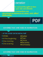 Adverbs in Narration