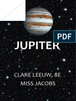 Jupiter: Clare Leeuw, 8E Miss Jacobs