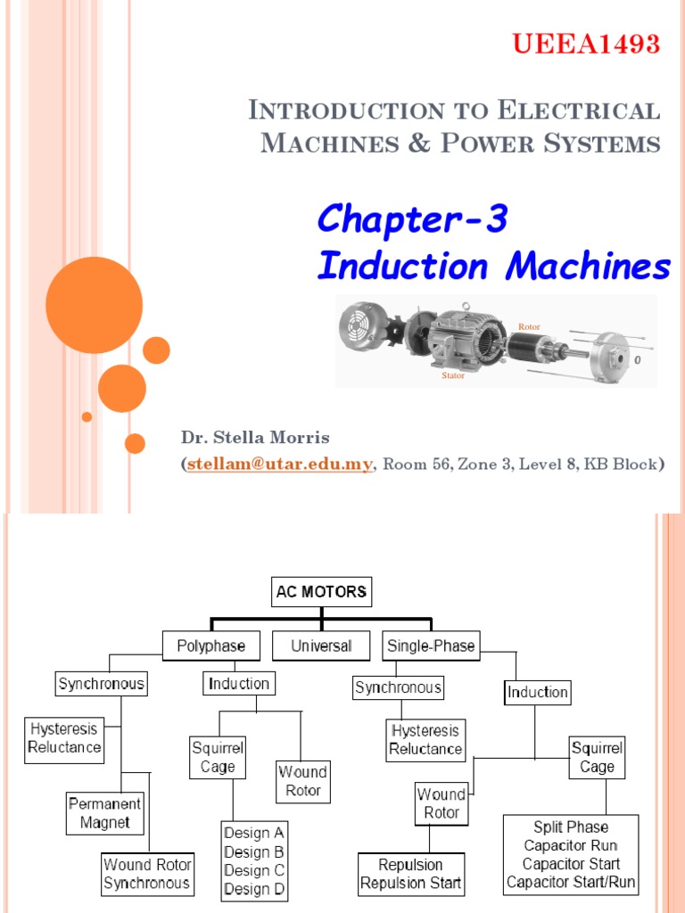 Chapter3 Induction Machines I E M & P S Electric Motor