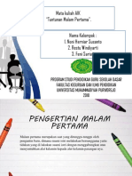 Mata Kuliah AIK "Tuntunan Malam Pertama". Nama Kelompok: 1. Noni Herniar Susanto 2. Restu Windiyarti 3. Feni Sariati