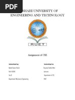 Cse Lab Report