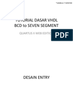 Tutorial Dasar VHDL BCD 2 Seven Segment
