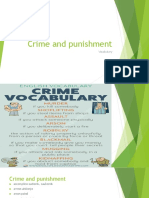 Crime and Punishment Vocabulary PDF