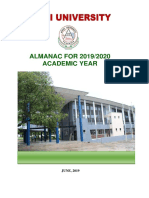 Almanac For 2019-2020 Academic Year1
