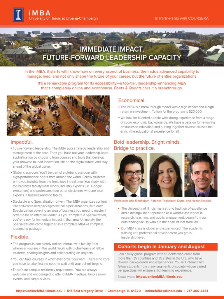 iMBA - Brochure8 19 16f3 PDF | PDF | Master Of Business Administration ...