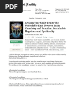 Humanity is ready to end centuries of corruption by our very nature