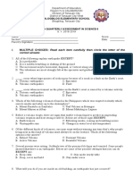 4th Quarterly Assessment in Science 6