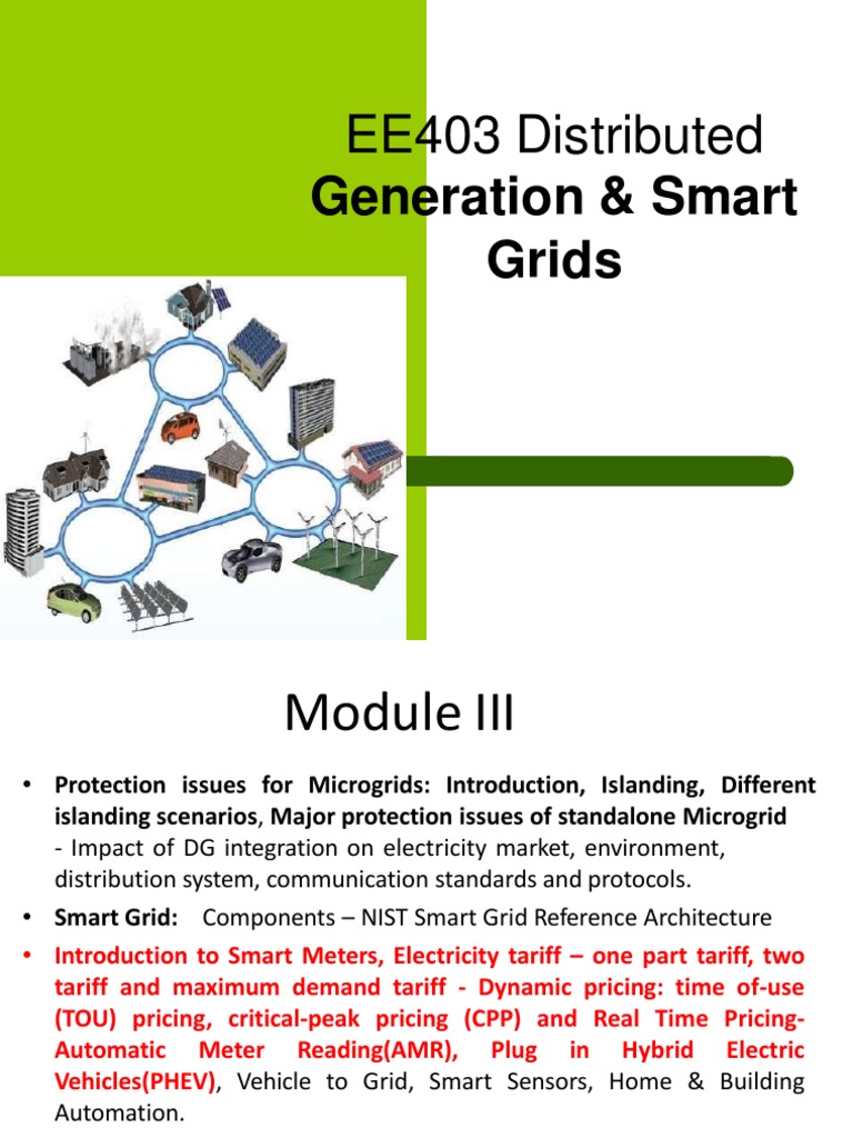 DGSG Module 3 Part 5 | PDF | Smart Grid | Electrical Grid
