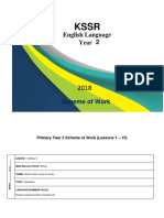 English Language Year 2: Scheme of Work