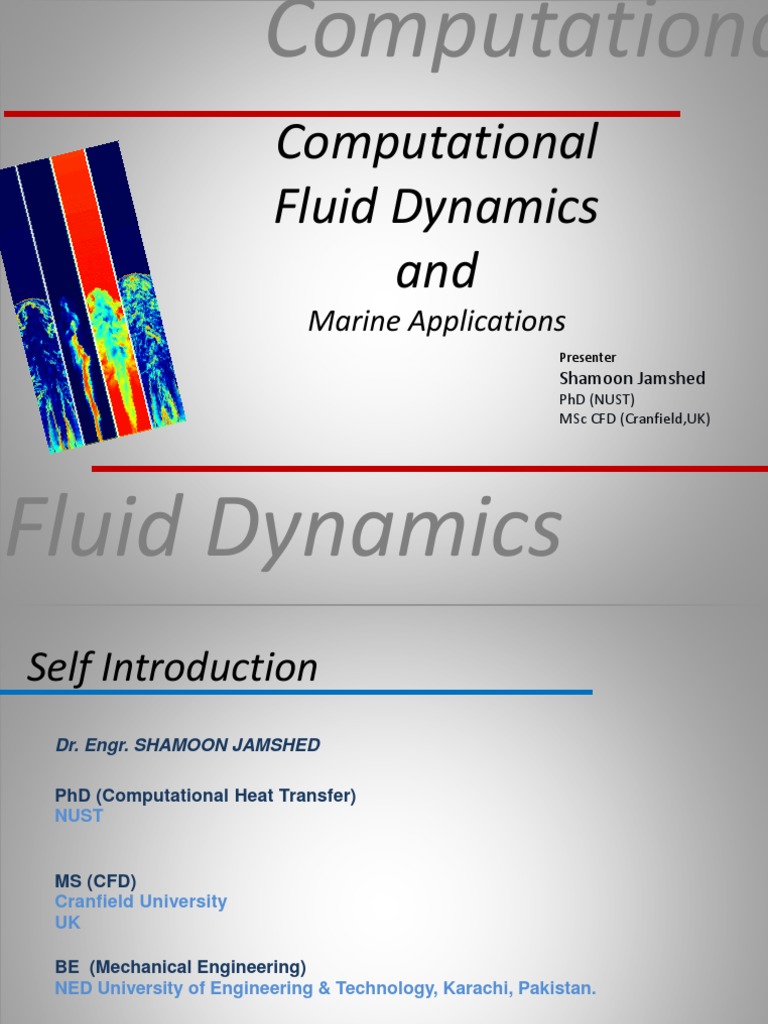 Computational Fluid Dynamics And Marine Applications PDF Fluid Dynamics Fluid Mechanics