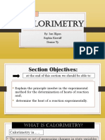 Calorimetry: Section 5