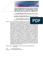 Modelagem Incremental de Aplicações Web Com Abordagem Uwe: Um Sistema para Registro de Publicações Acadêmicas