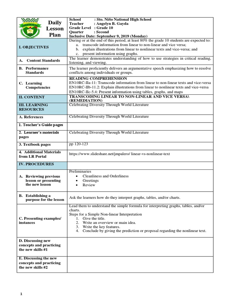 Transcoding from linear to non linear text pdf nonlinear system