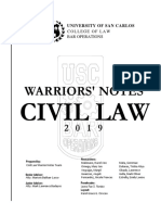 Usc 2019 Civil Law 1 PDF