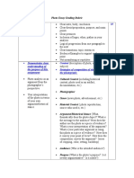 Photo Essay Grading Rubric