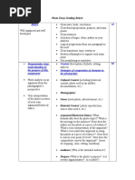 Basics: Photo Essay Grading Rubric