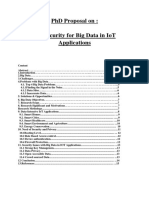 PHD Proposal On Big Security For Big Data in IoT Applications