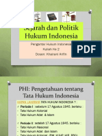  Sejarah Politik Hukum Indonesia
