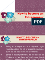 How To Become An Entrepreneur Part 1