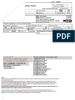 Legitimatie / Ticket: Tip / Type Res Gen de La / Departure Pana La/ Arr