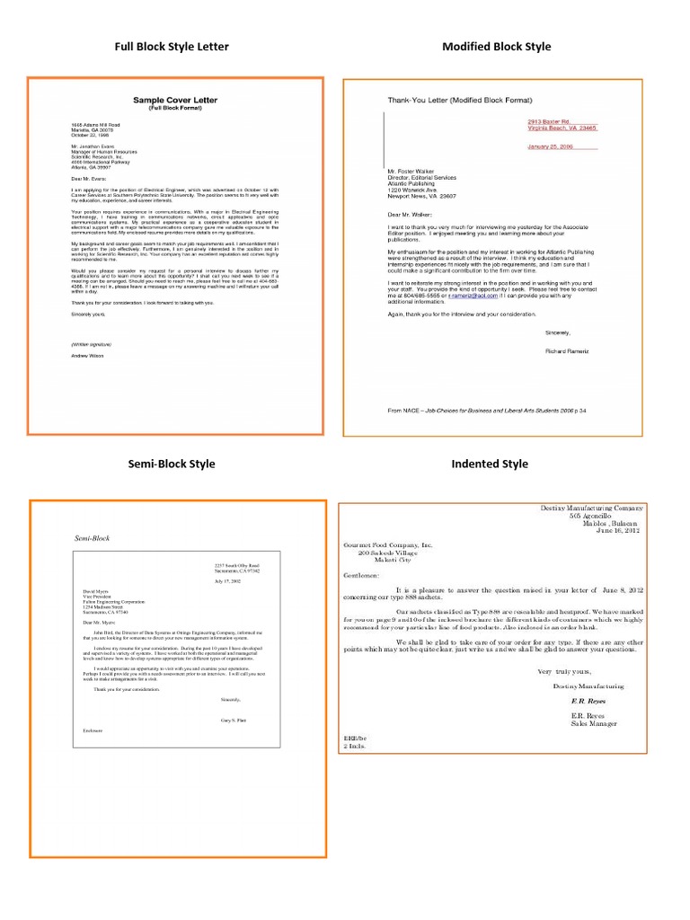 Block Letter Styles Overview | PDF