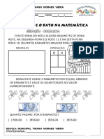 Escola Municipal Thiago Moraes Vieira Aula de Matemática sobre Multiplicação