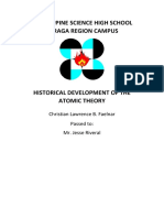 Philippine Science High School historical development atomic theory