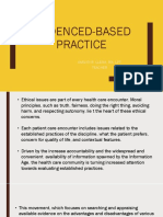 Evidenced-Based Practice: Amilyn B. Llena, RN, LPT Teacher