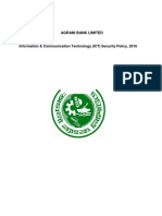 Agrani Bank ICT Security Policy 2016 PDF
