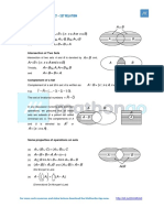 MATHONGO - Formula Sheet - SET RELATION: Intersection of Two Sets