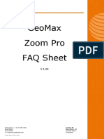 GeoMax Zoom Pro FAQ 1.2