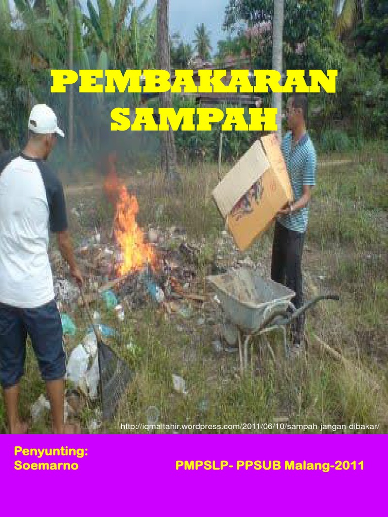 pembakaran sampah secara terbuka