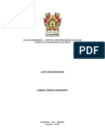 Arquitetura de Compuradores - Lista 2 PDF