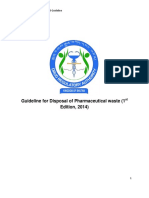 Guideline For Disposal of Pharmaceutical Waste