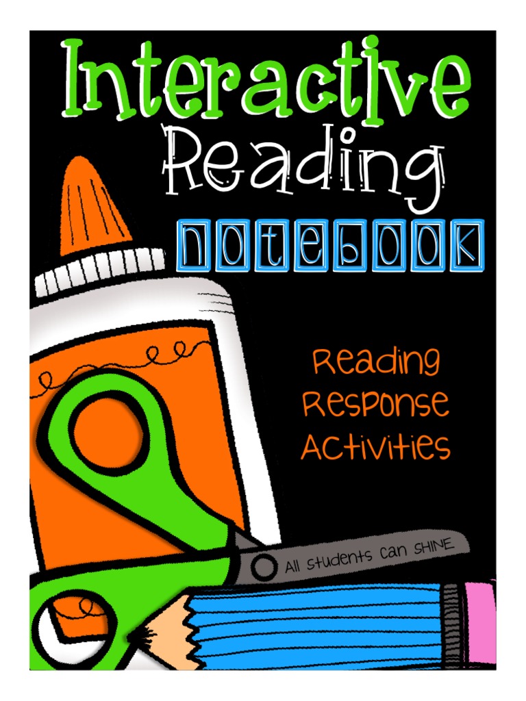Interactive Reading Response Activities | PDF | Notebook