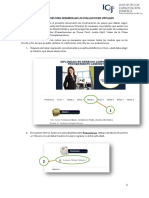 Instrucciones para Desarrollar Las Evaluaciones Virtuales